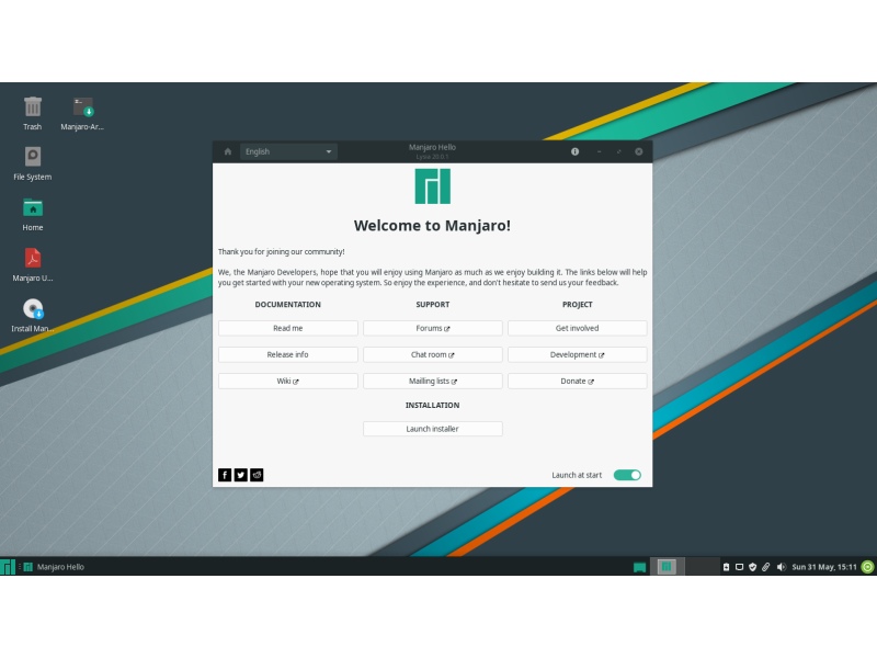 Manjaro XFCE edition