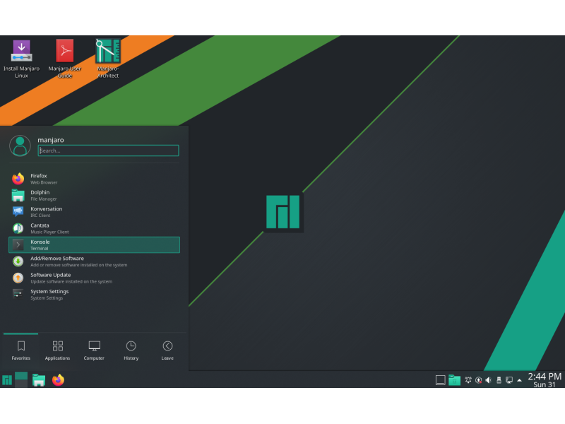 Manjaro KDE edition